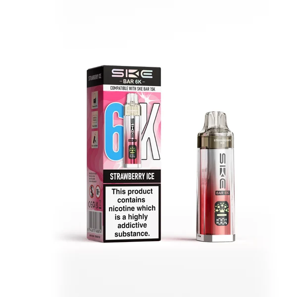 Strawberry Ice SKE Bar 6K Prefilled Pod Kit